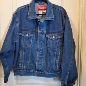 Classic 90’s Wrangler Trucker Jean Jacket 100% cotton – Large